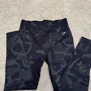 Gymshark Black Camouflage Leggings